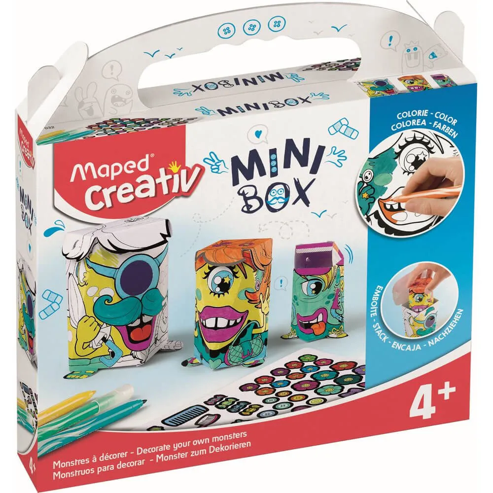 Set creativ Maped Mini Box Monsters
