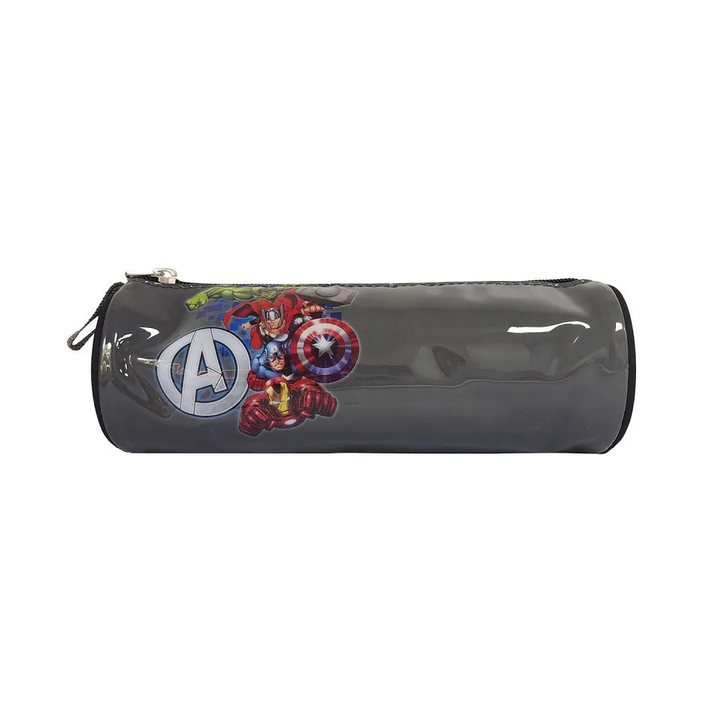 Penar tubular Avengers, 22x7.5 cm, Gri