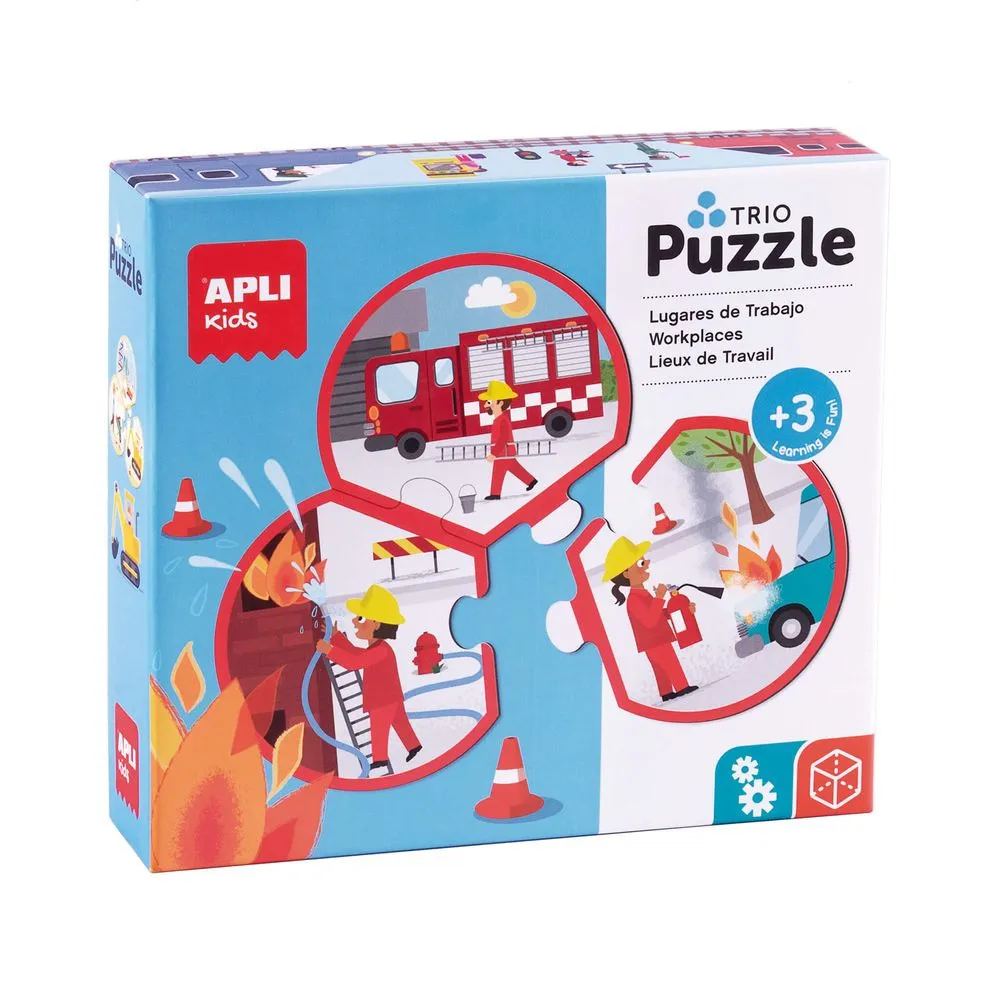 Puzzle Trio Profesii Apli Kids, 24 de piese