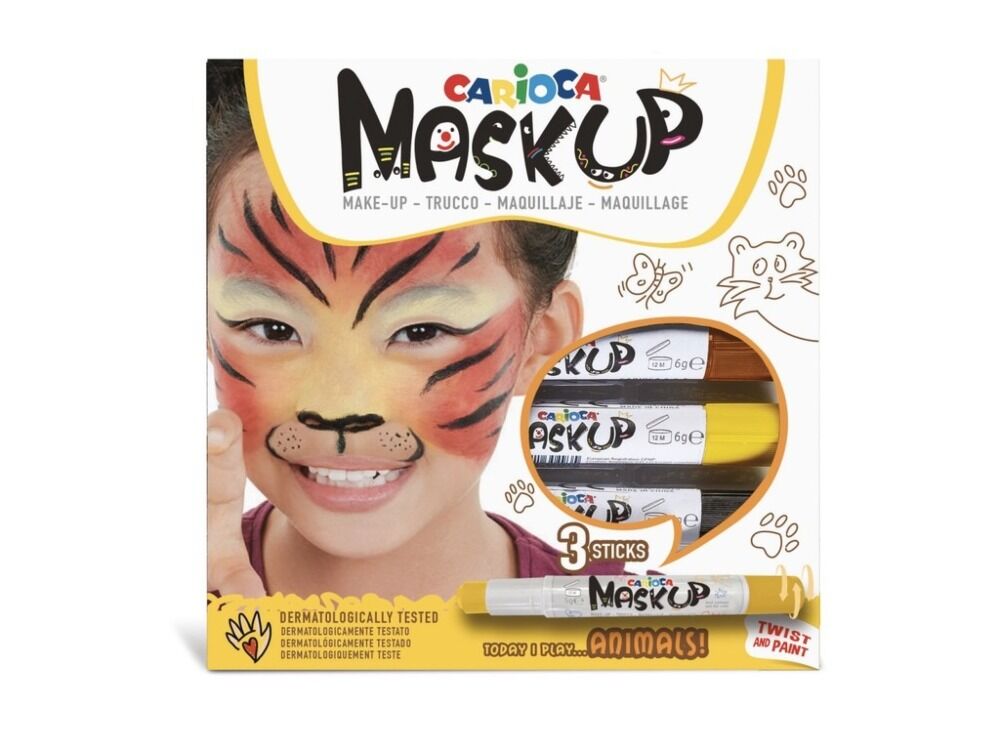 Set carioca Mask-Up Animals, 3 culori/set