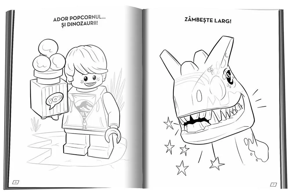 Lego Jurassic World. Colorez si ma distrez!