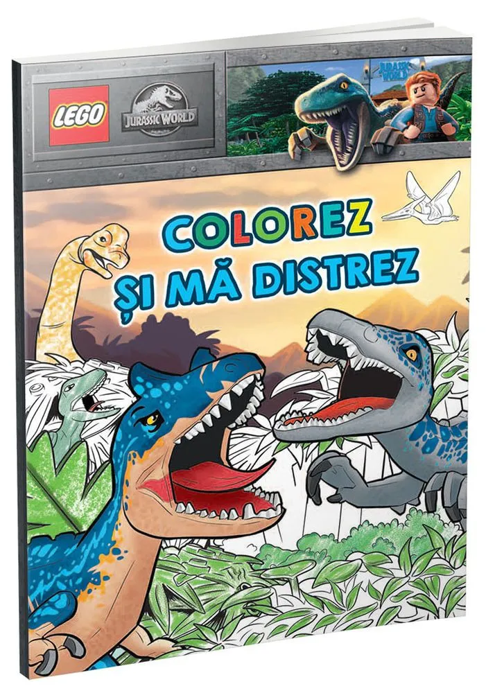 Lego Jurassic World. Colorez si ma distrez!