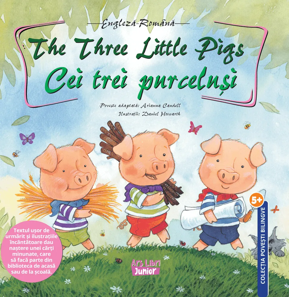 Povesti bilingve. The Three Little Pigs. Cei trei purcelusi