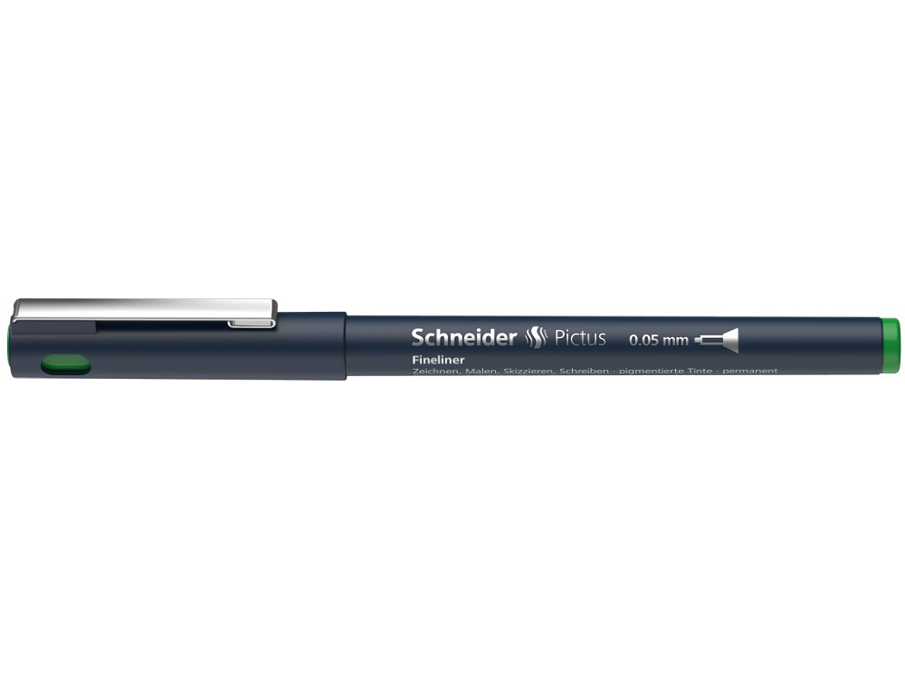 Fineliner Schneider Pictus 0.05 mm, Verde, 1 buc