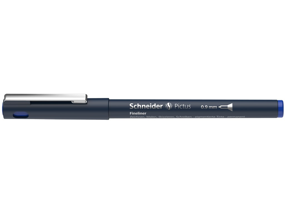 Fineliner Schneider Pictus 0.9 mm, Albastru, 1 buc