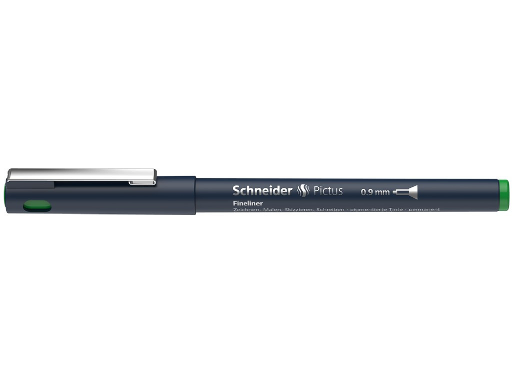 Fineliner Schneider Pictus 0.9 mm, Verde, 1 buc