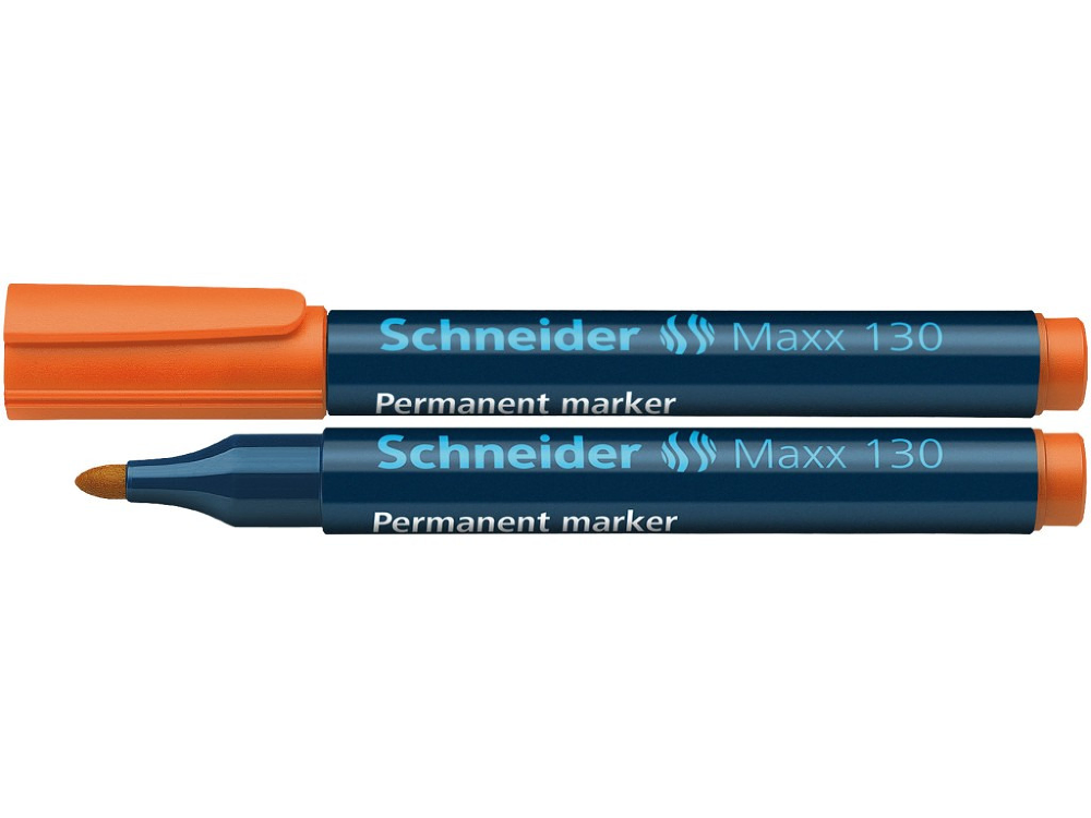 Marker Schneider Maxx 130, Portocaliu, 2 buc