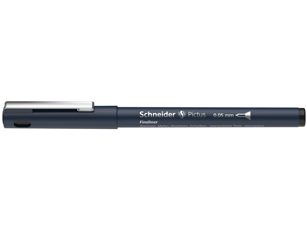 Fineliner Schneider Pictus 0.05 mm, Negru, 1 buc