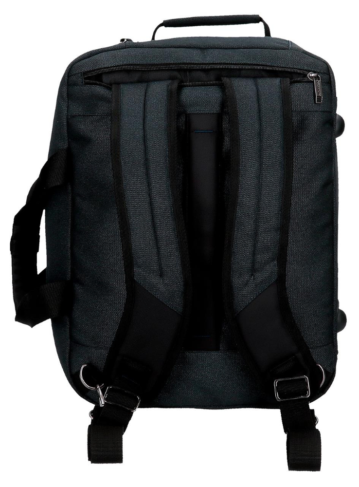 Rucsac-geanta voiaj adaptabila cu benzi elastice Movom Trimmed, 40x30x20 cm, Bleumarin