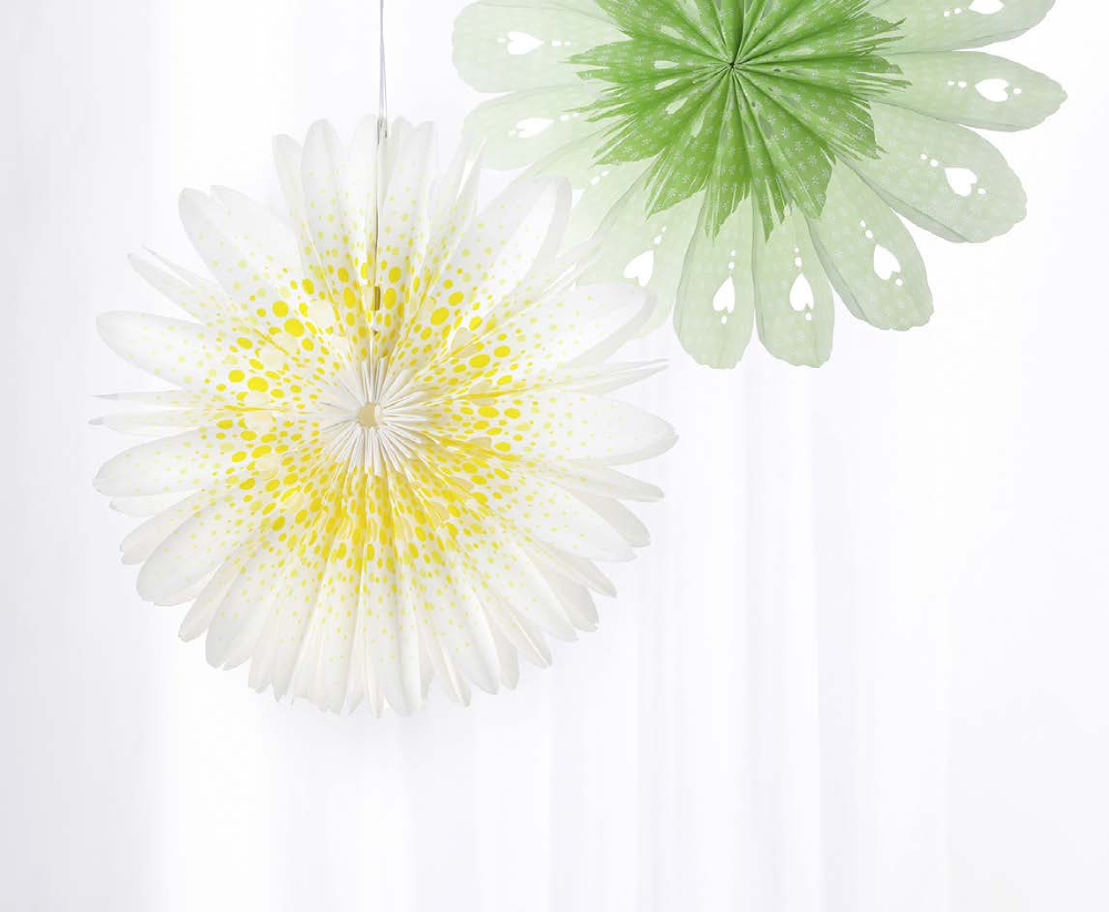 Set creativ cu flori de hartie Folia Daisy Love, Multicolor