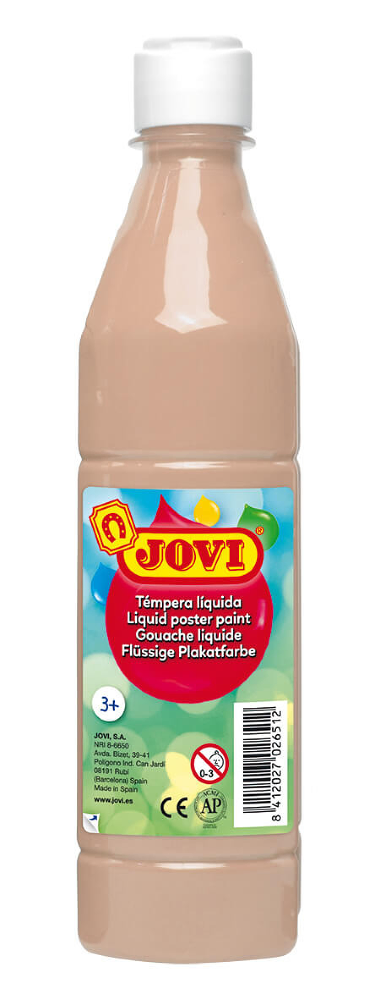 Tempera lichida Jovi, 500 ml/sticla, Maro deschis