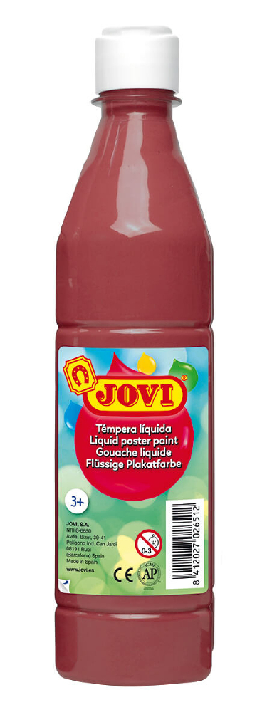 Tempera lichida Jovi, 500 ml/sticla, Maro