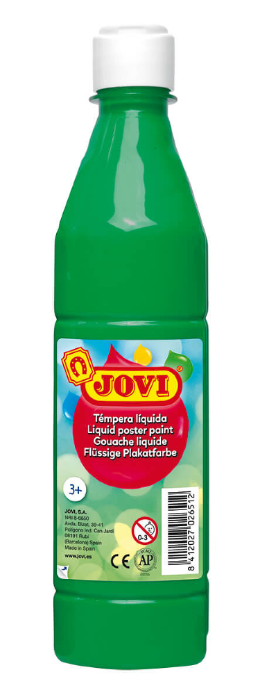 Tempera lichida Jovi, 500 ml/sticla, Verde deschis