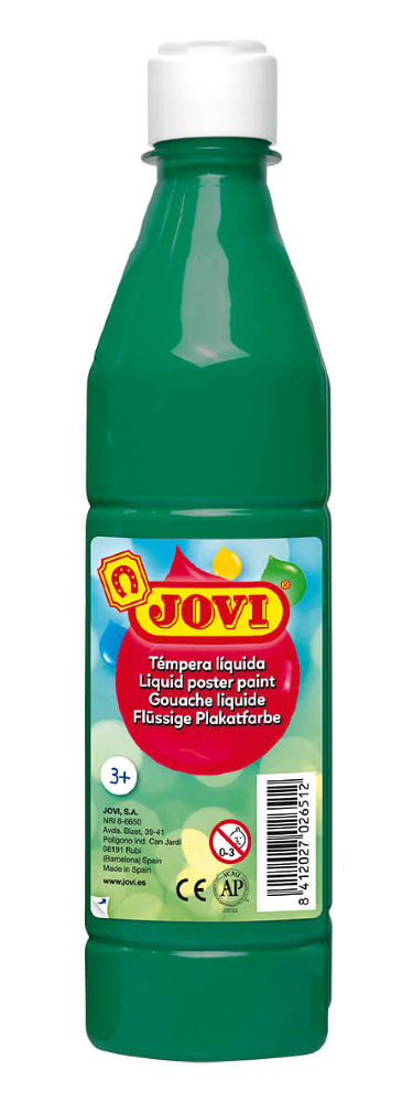 Tempera lichida Jovi, 500 ml/sticla, Verde inchis