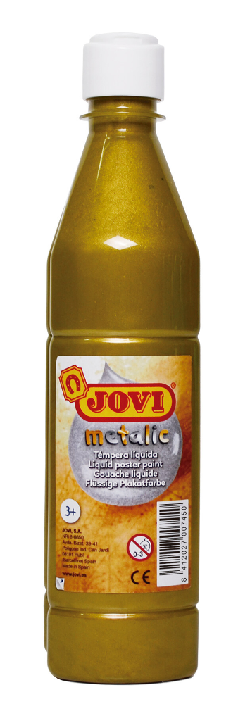 Tempera lichida Jovi, 500 ml, Auriu