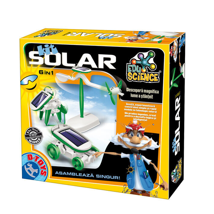 Kit solar 6 in 1, D-Toys