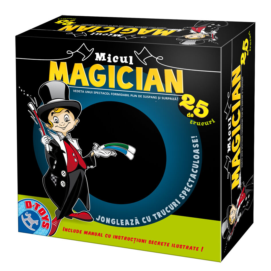 Set Magicianul, 25 de trucuri, D-Toys