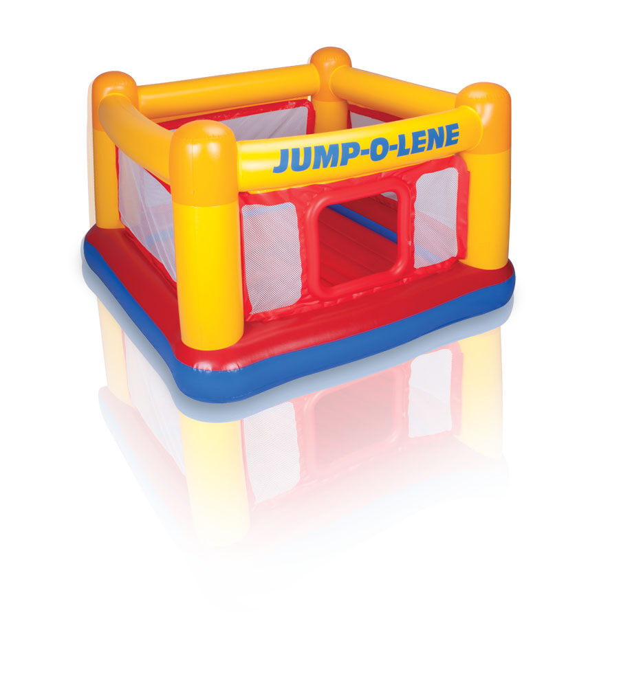Spatiu de joaca gonflabil Jump-o-Lene Intex, 174 x 174 x 112 cm, vinil, Multicolor