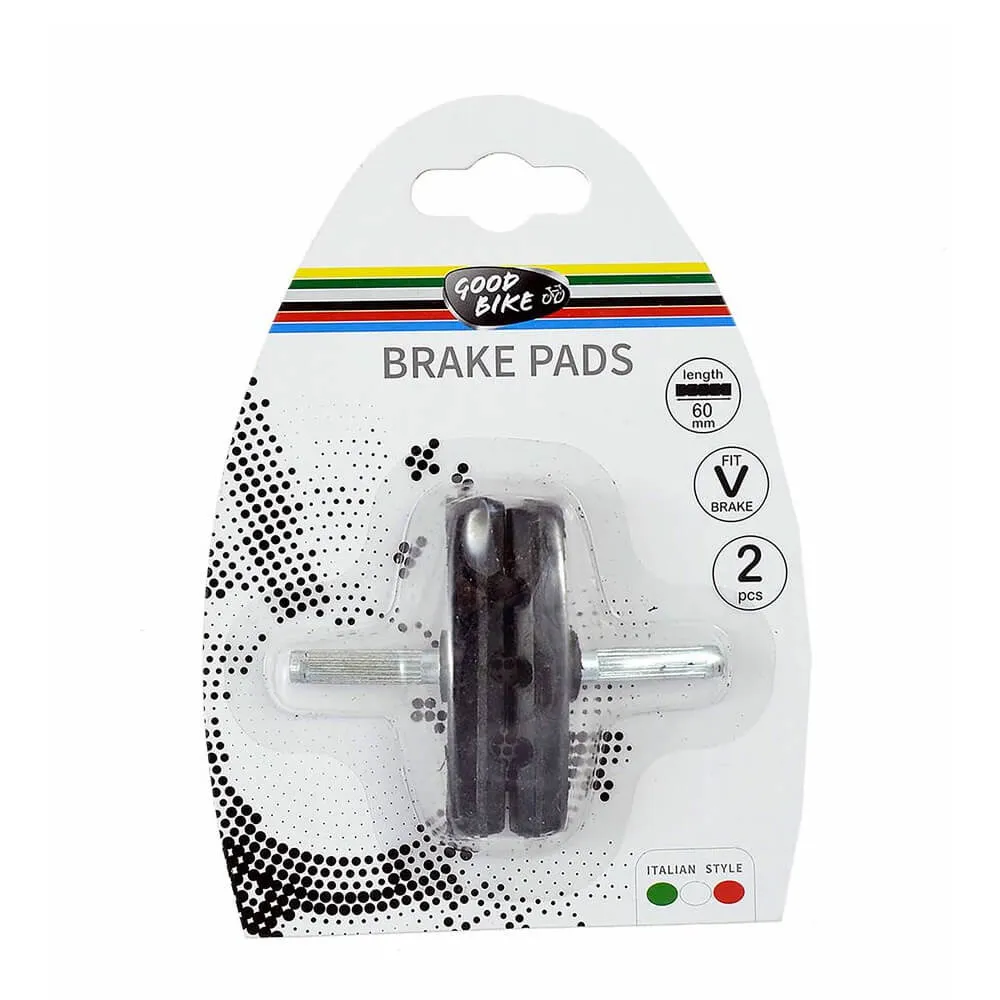 Set 2 placute pentru frane V-brake Good Bike, 60 mm