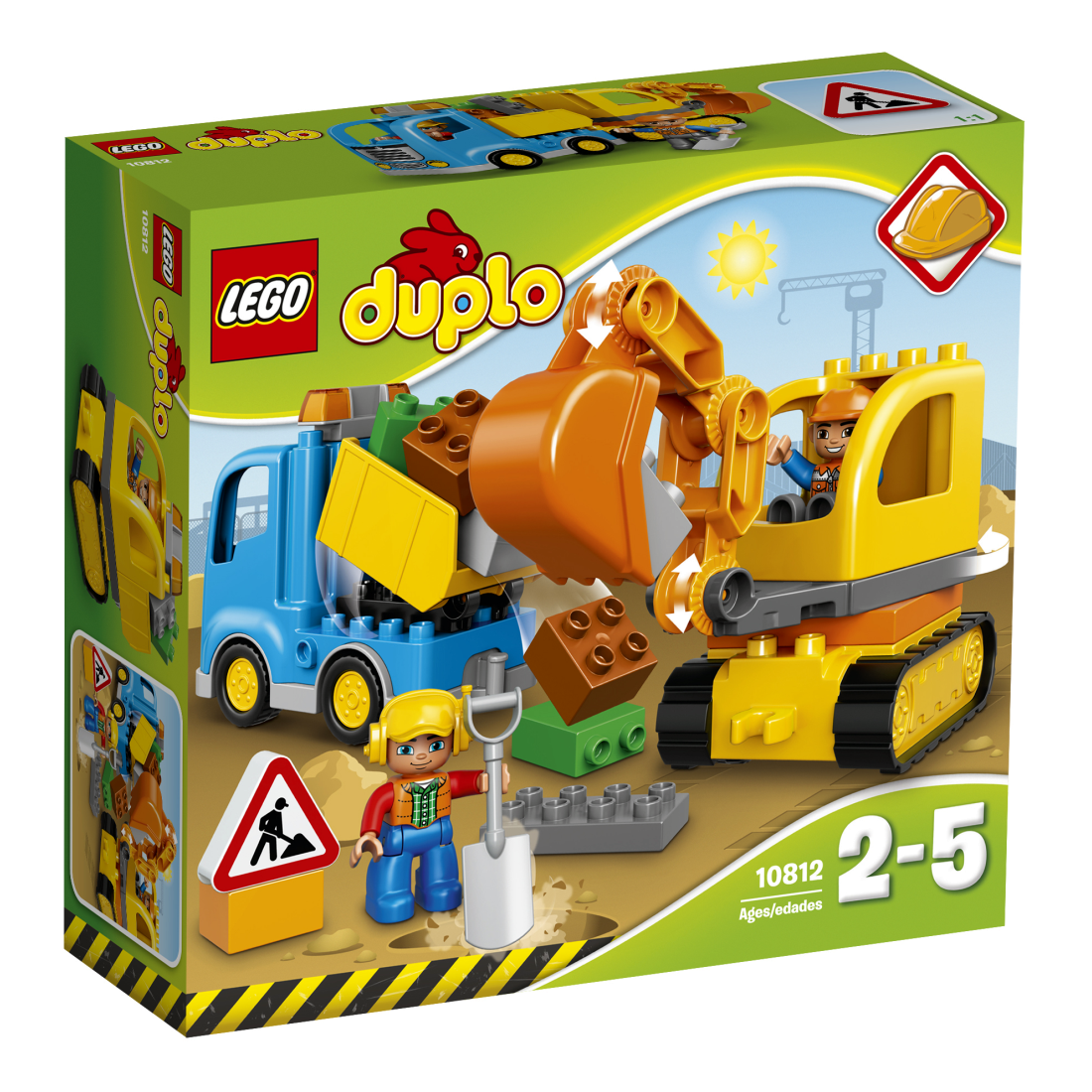 Lego Duplo Camion & excavator pe senile 10812