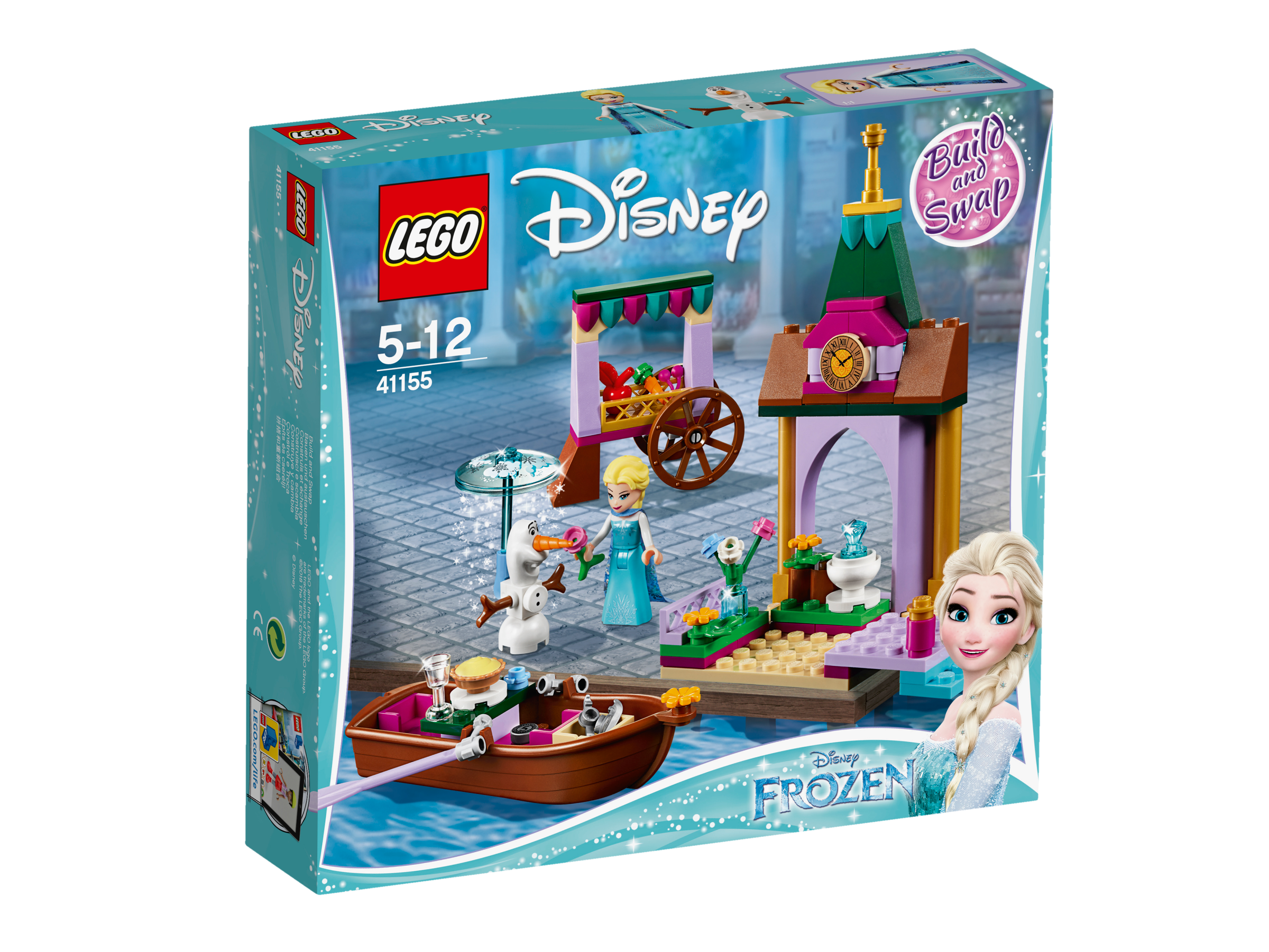 LEGO Disney Frozen - Aventura Elsei la piata 41155