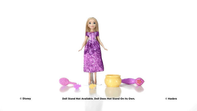 Papusa Rapunzel cu accesorii de par, Disney Princess