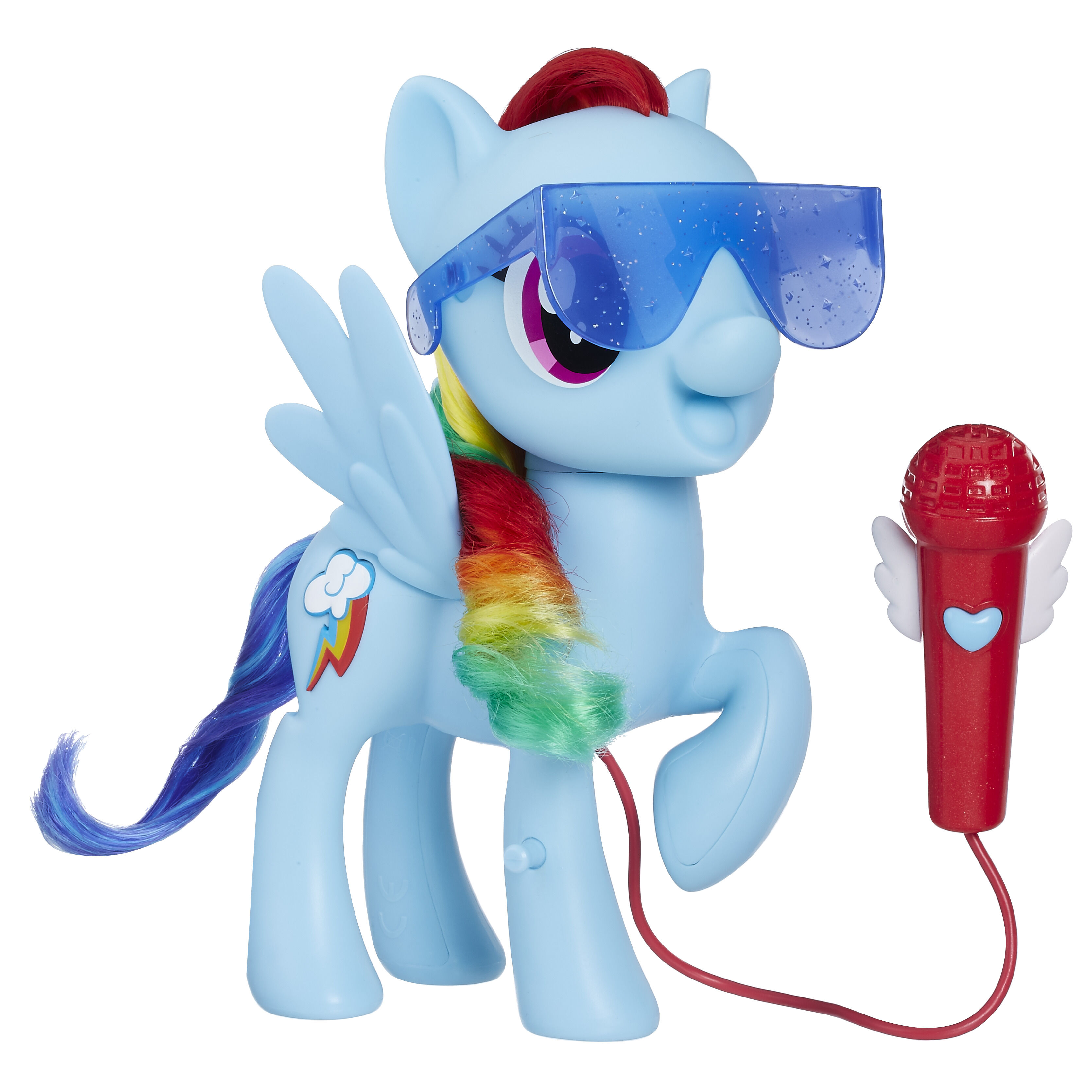 Rainbow Dash cu microfon, My Little Pony
