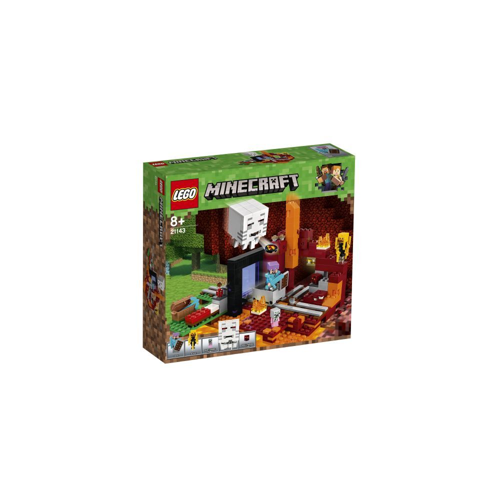 LEGO Minecraft Portalul Nether 21143
