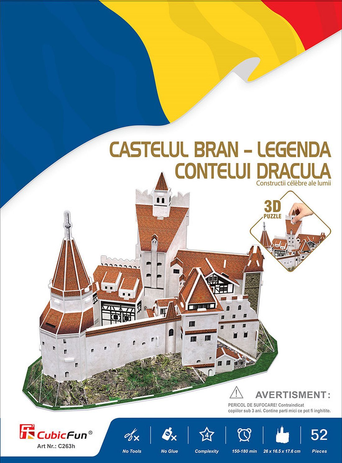 Puzzle 3D Castelul Bran