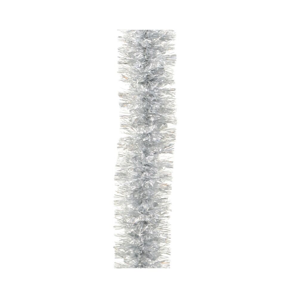 Ghirlanda model onda, diametru 5 cm, 2 m, PVC, Argintiu