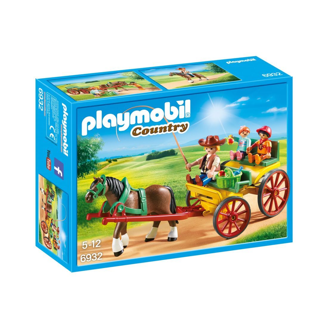 Jucarie Playmobil Horse Farm - Trasura cu cal