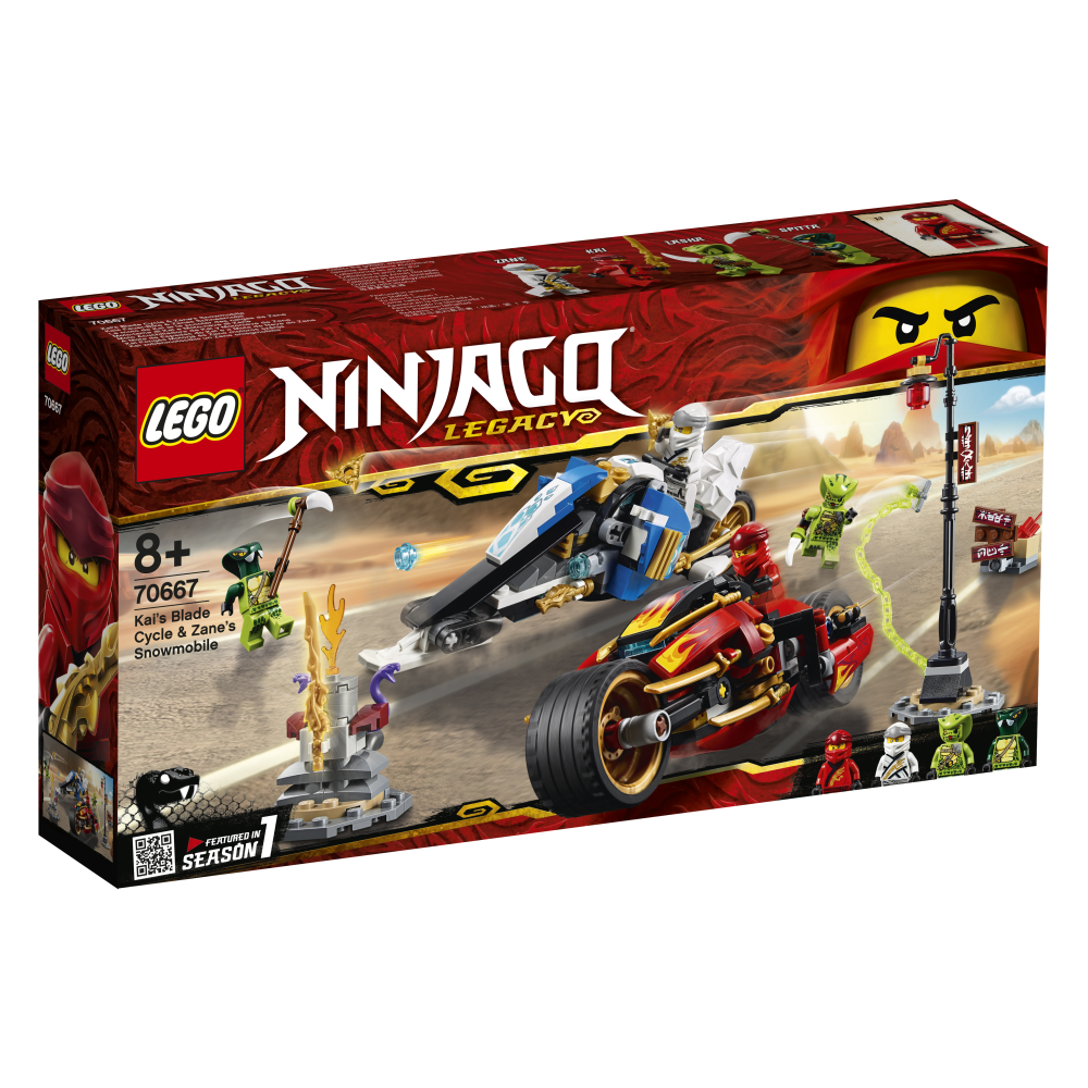 LEGO Ninjago - Vehiculele lui Kai si Zane 70667