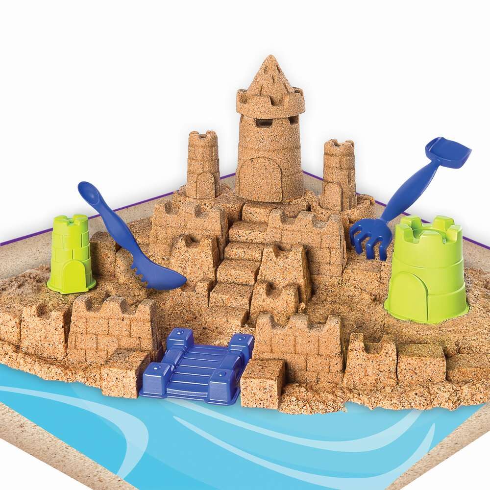Set castelul de plaja Kinetic Sand