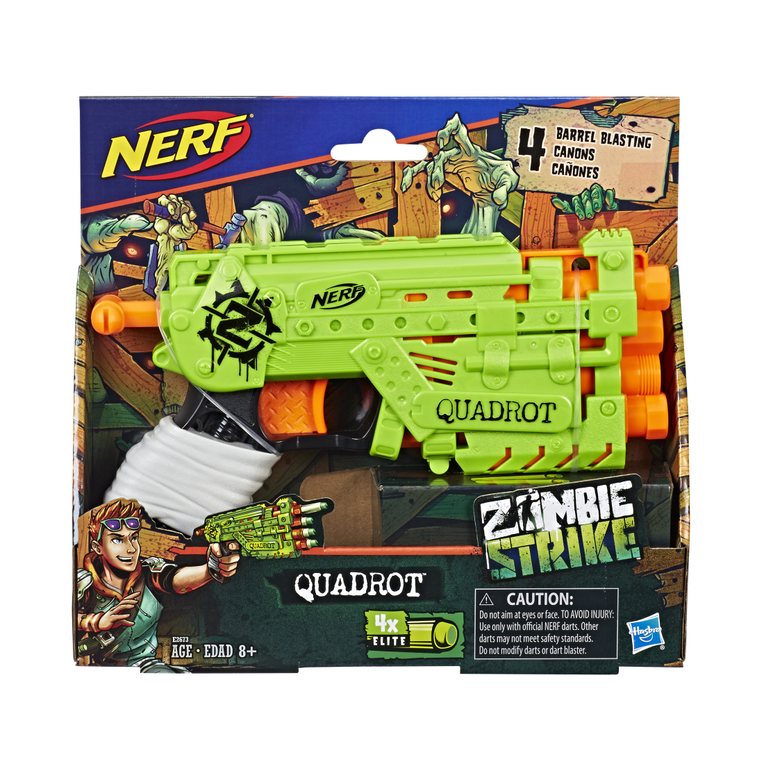 Blaster NERF Zombie Strike Quadrot