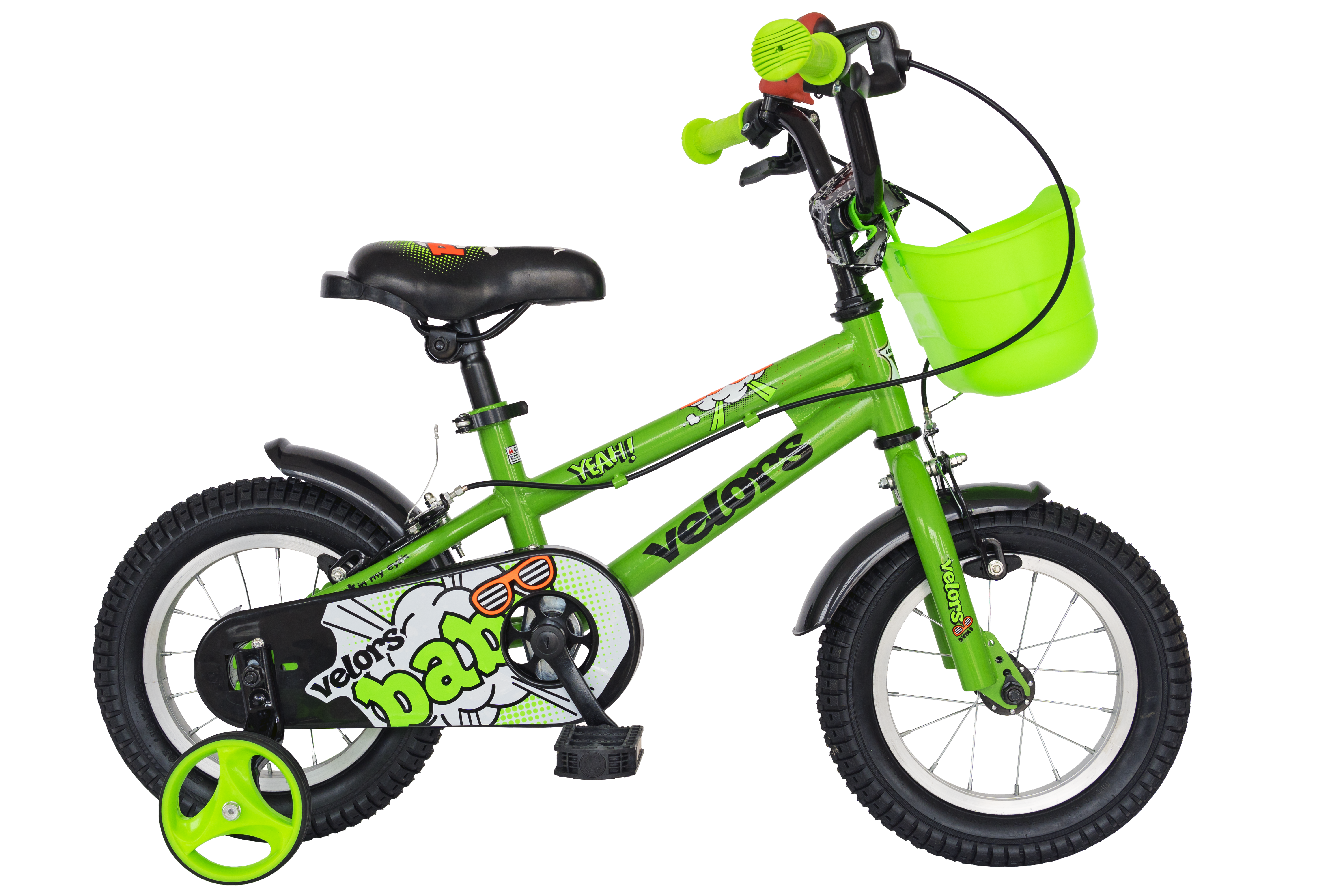 Bicicleta copii baieti V1201A verde, Velors