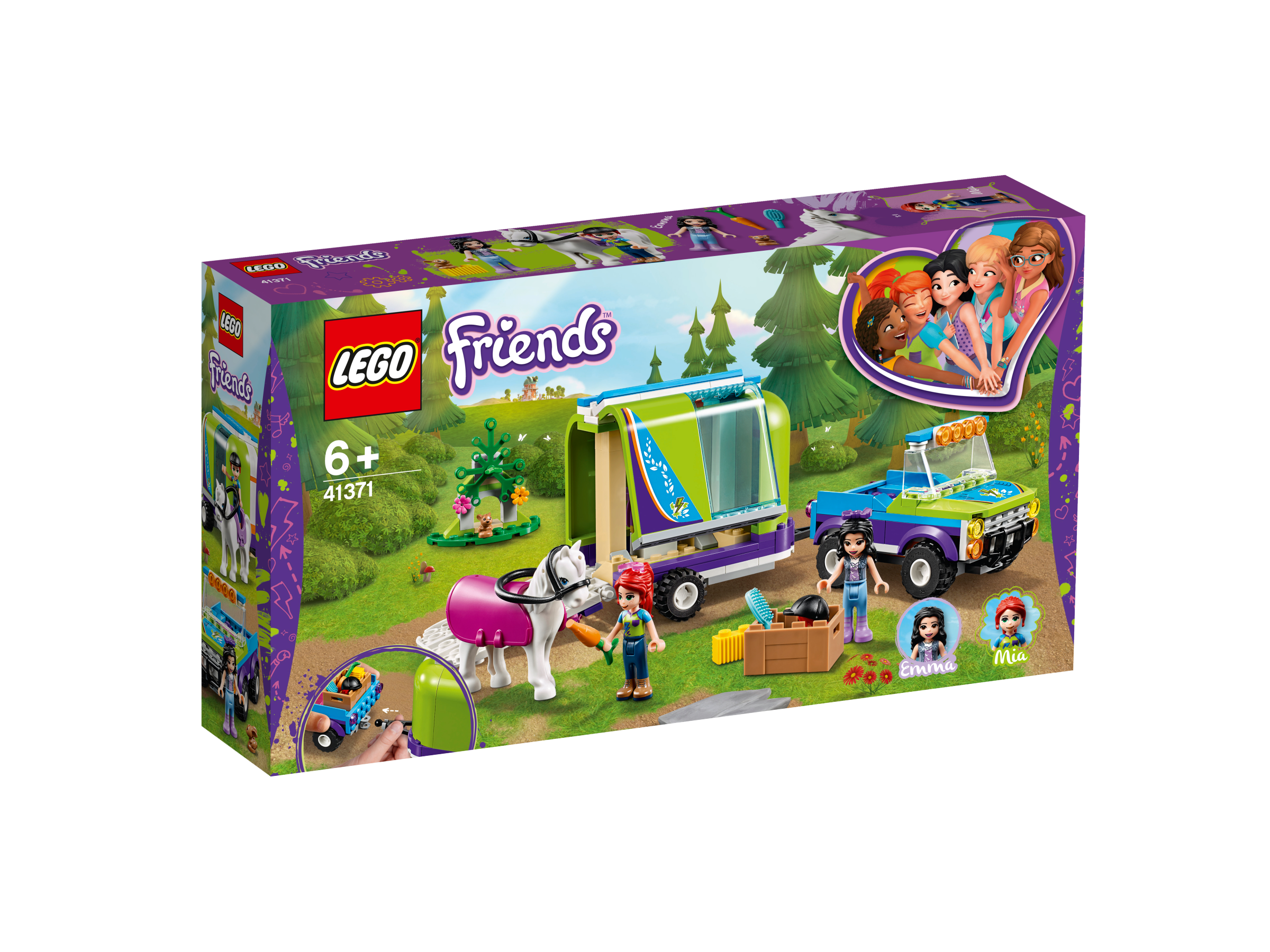 LEGO Friends - Remorca de transport cai a Miei 41371