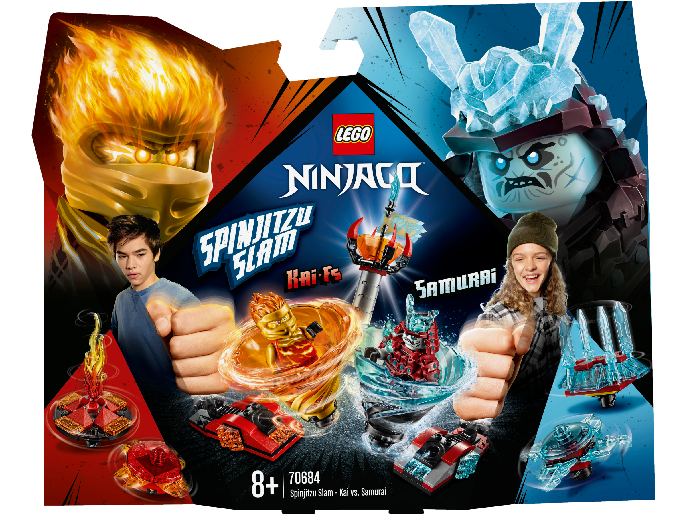 LEGO Ninjago - Slam Spinjitzu - Kai contra Samurai 70684