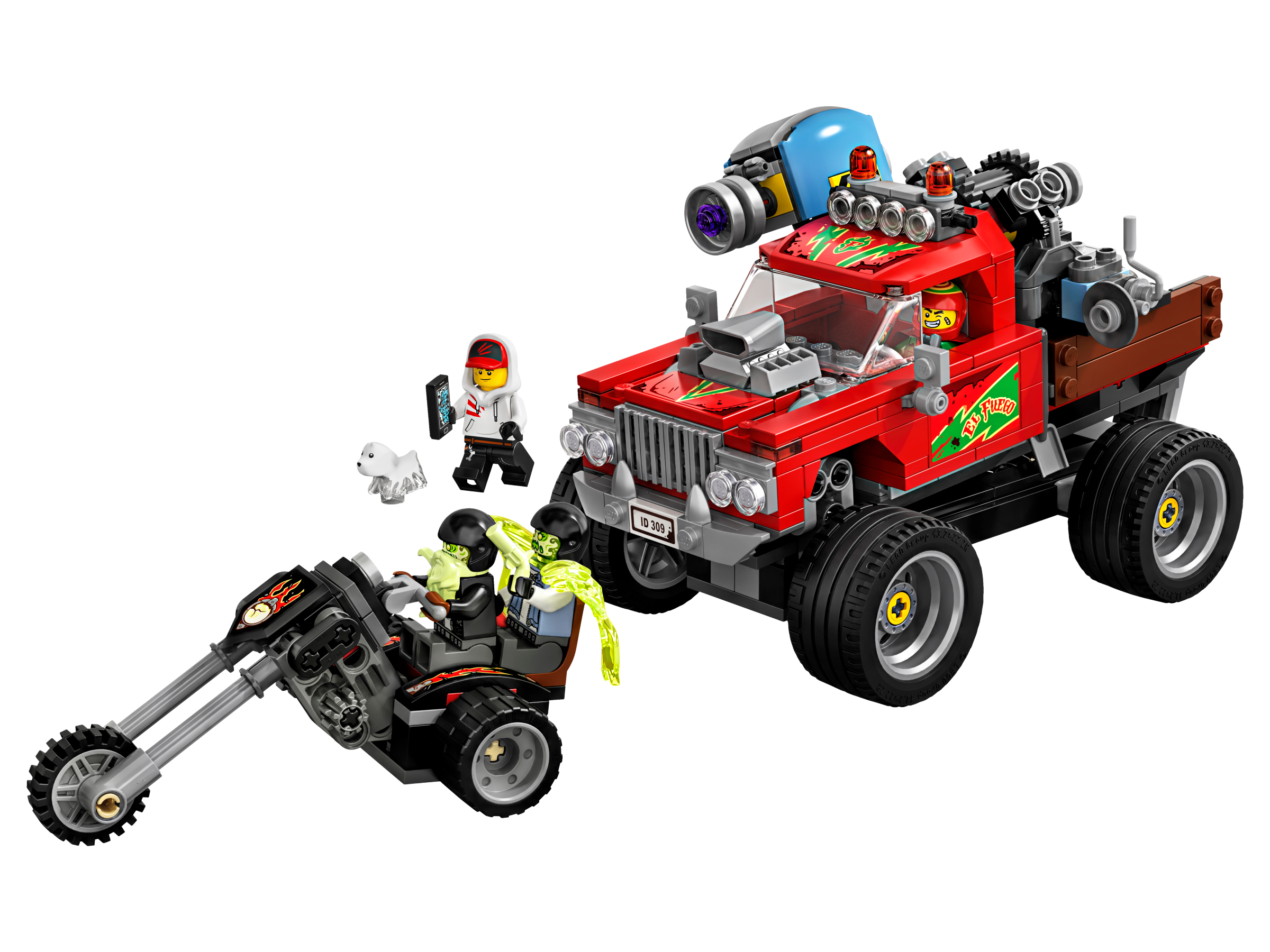 LEGO Hidden Side - Camionul de cascadorii al lui El Fuego 70421
