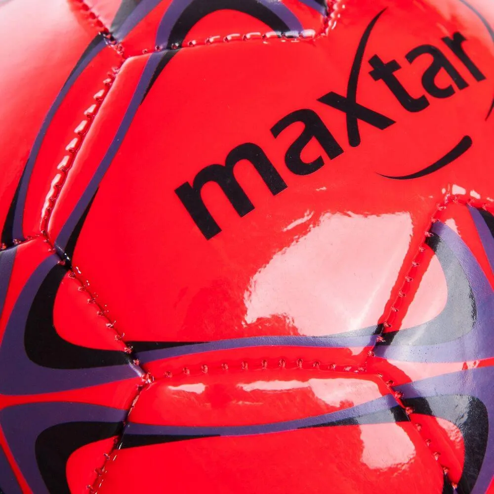 Mini minge fotbal Maxtar, PVC/cauciuc, Rosu