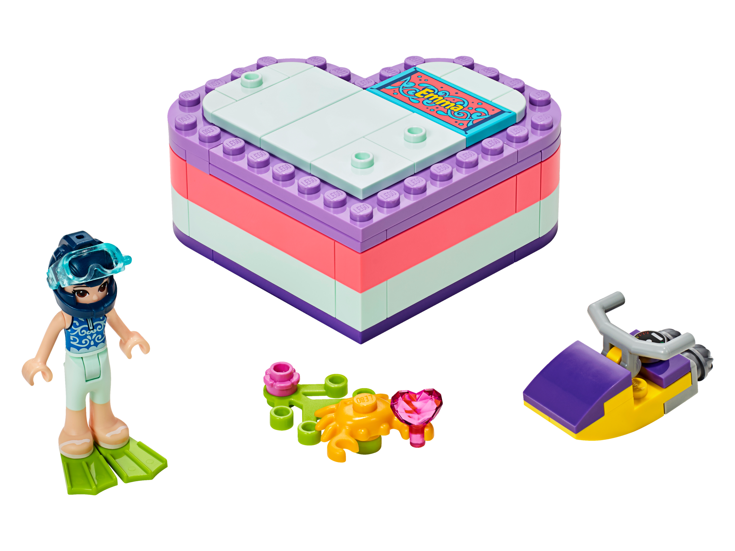 LEGO Friends - Cutia de vara in forma de inima a Emmei 41385