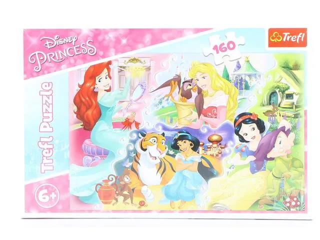 ASORTAT Puzzle pentru fete Disney Princess Trefl, 160 piese