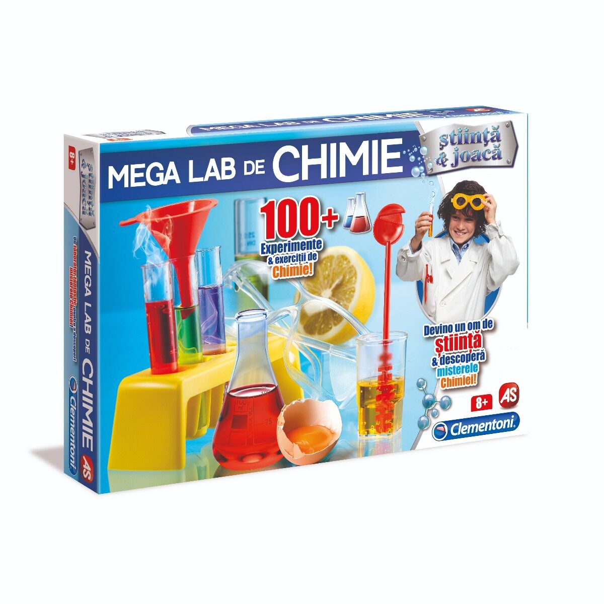 Mega Lab de chimie- Stiinta & joaca, Clementoni