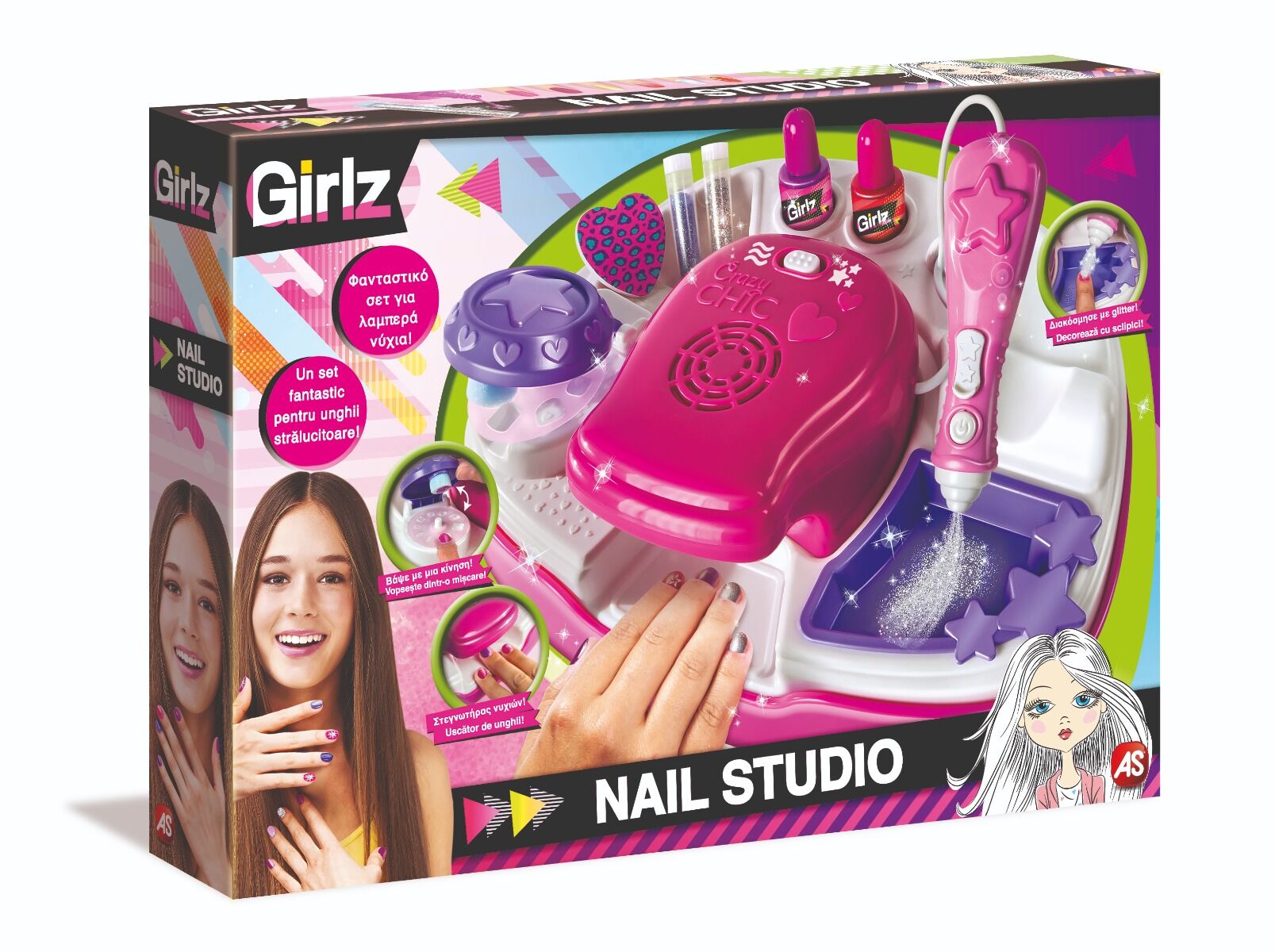 Clementoni Girlz - Nail Studio