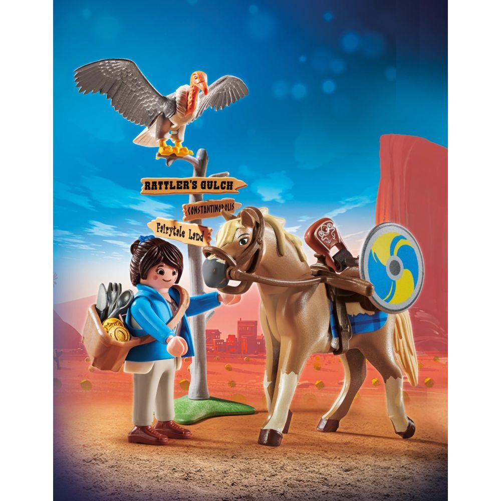Jucarie Playmobil Movie - Marla cu cal
