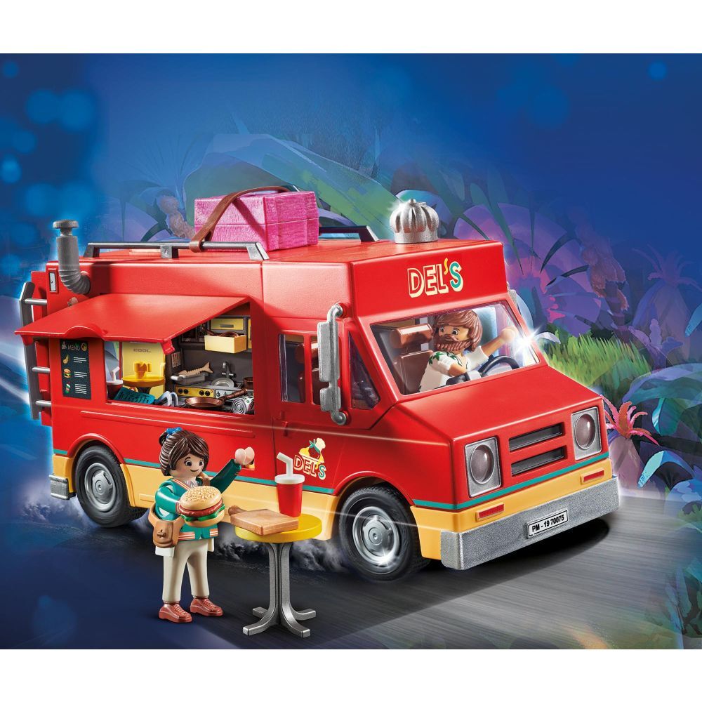 Jucarie Playmobil Movie - Camionul cu mancare al lui Del