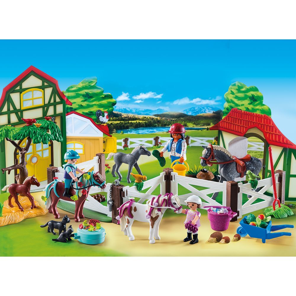 Jucarie Playmobil Christmas Calendar - Ferma calutilor