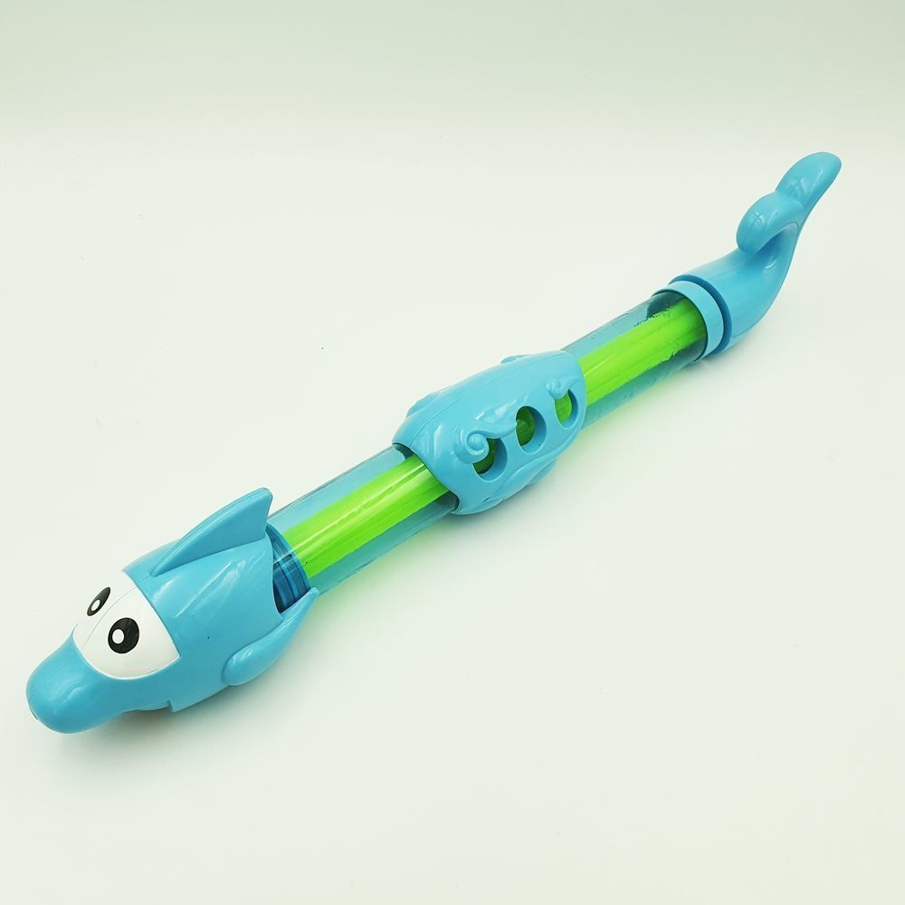 Pistol de apa tip tun Regency, forma delfin, Albastru/Verde
