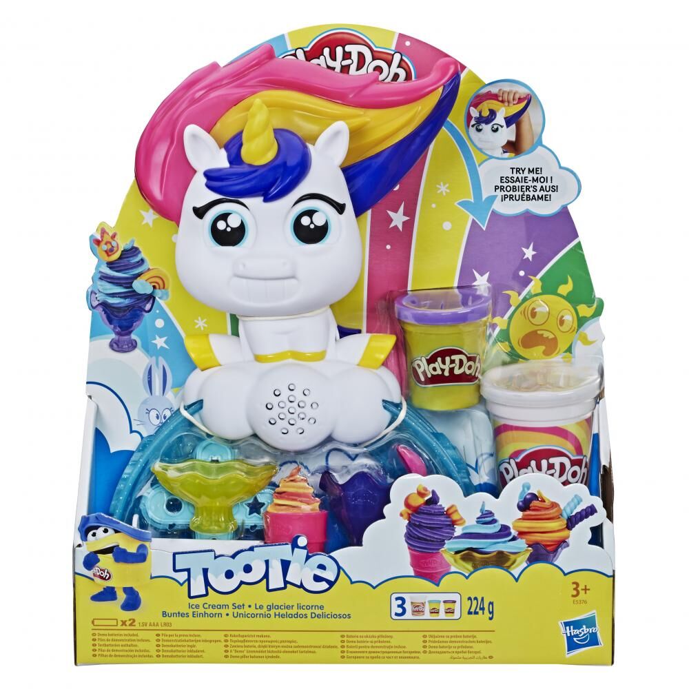 Play-doh unicorn cu inghetata