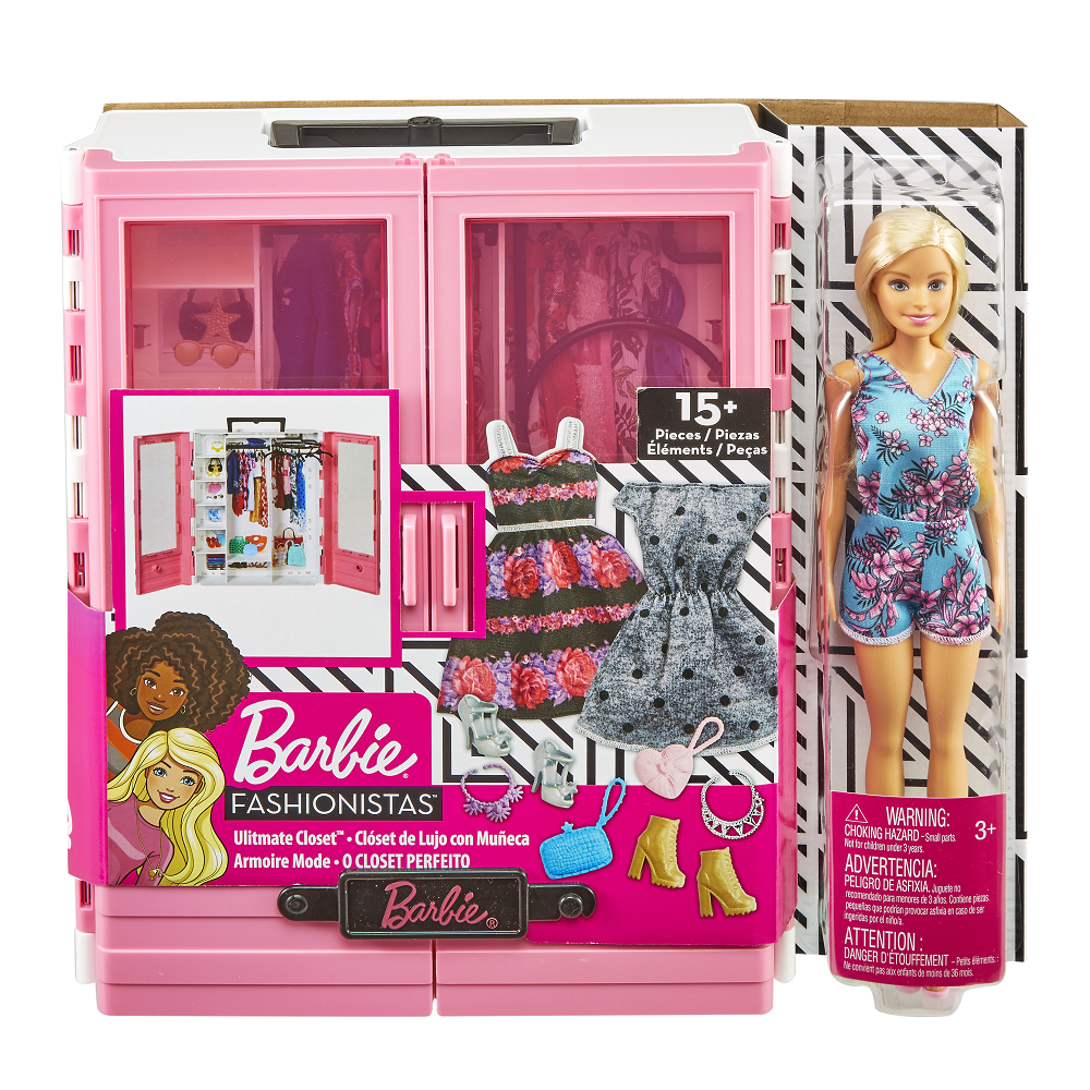 Dulap cu papusa Barbie