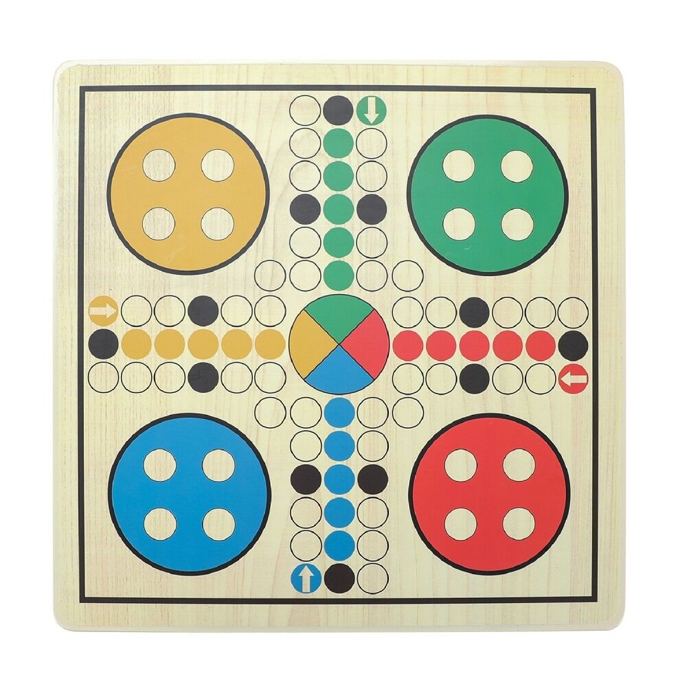 Set Jocuri de lemn 10 in 1, Multicolor